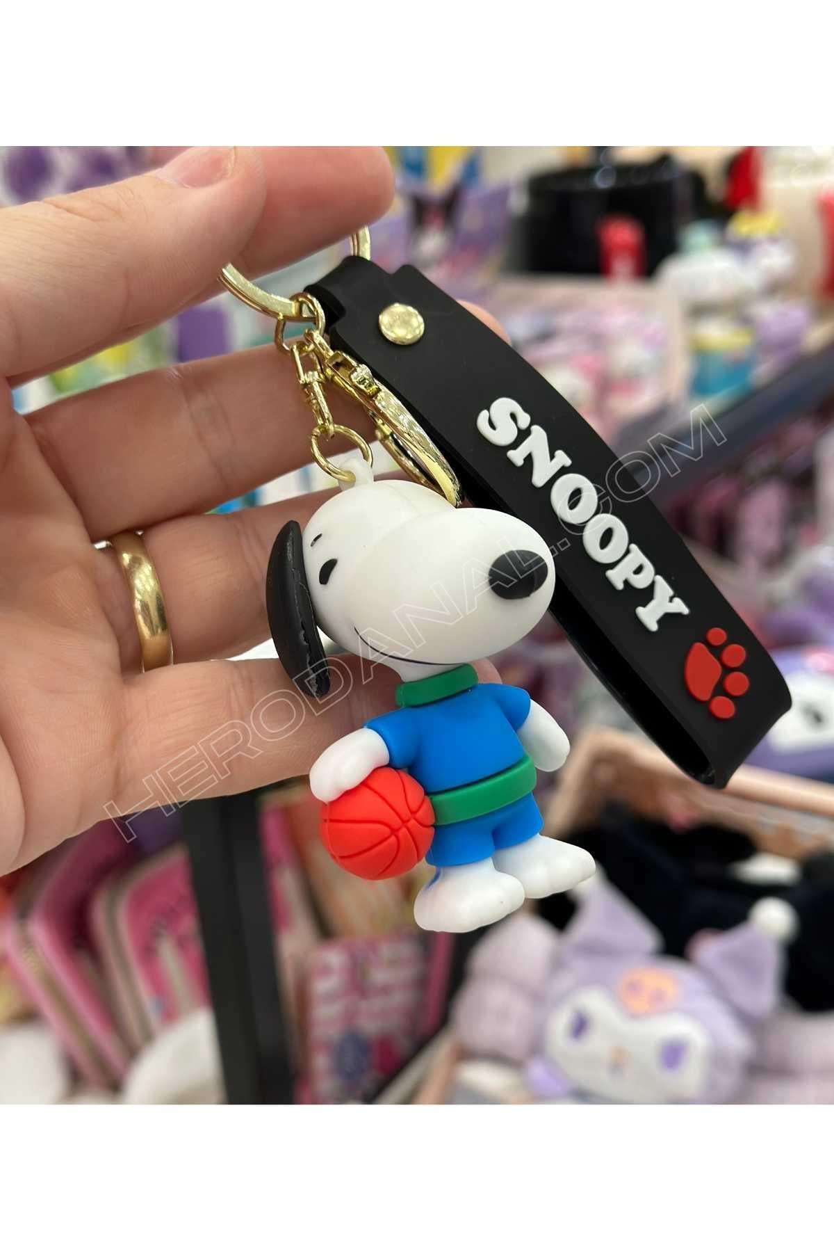 Sinoopy İri Boy Silkon Anahtarlık - Model 3