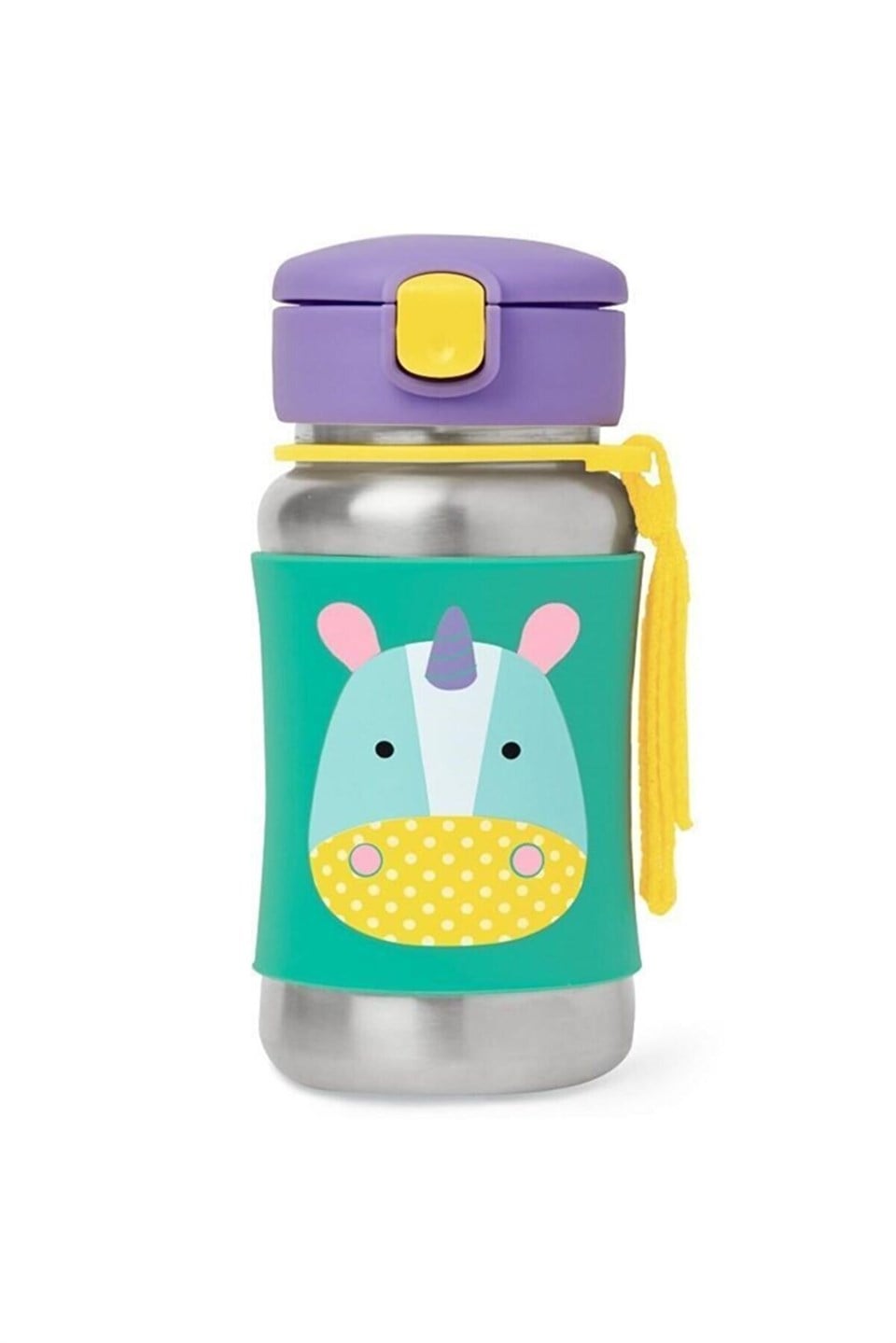 Skip Hop Zoo Skip Hop Paslanmaz Çelik  Pipetli Suluk | Unicorn
