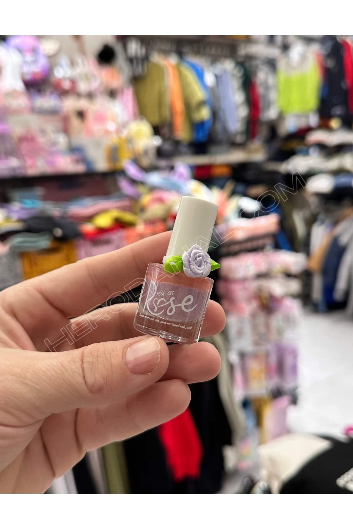 Snails Soyulabilir Su Bazlı Oje 7ml - Model 6 – Rose - Lila