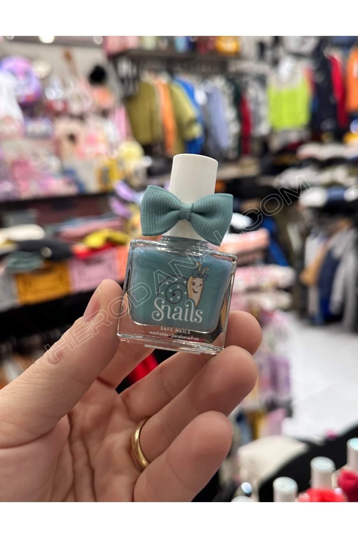 Snails Su Bazlı Oje – 10,5ml - Model 1 - Mimt Yeşil