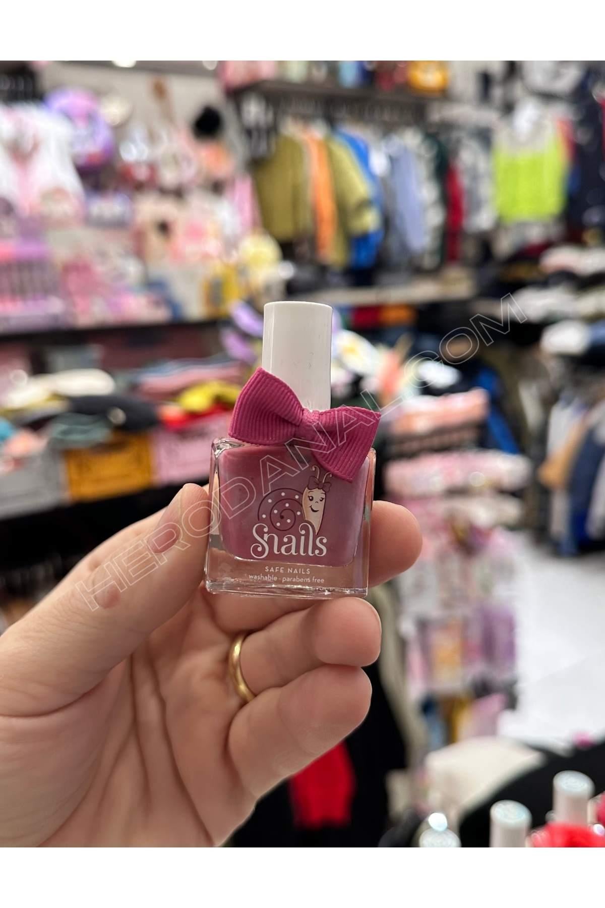 Snails Su Bazlı Oje – 10,5ml - Model 5 - Mürdüm