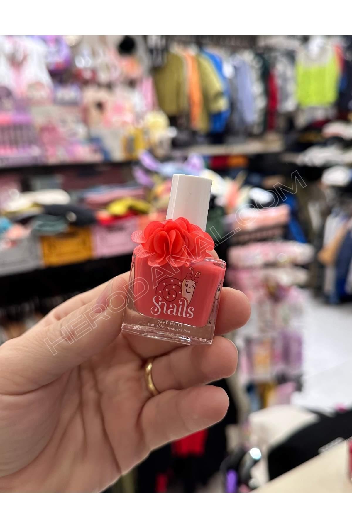 Snails Su Bazlı Oje – 10,5ml - Model 8 - Somon