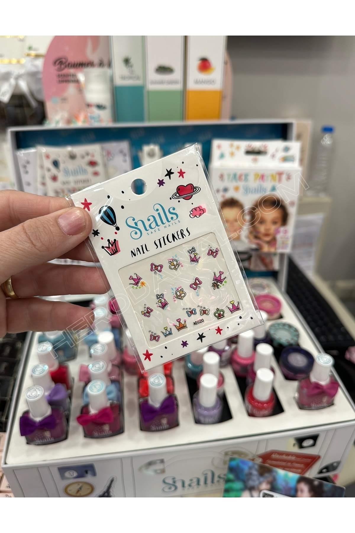 Snails Tırnak Sticker Seti - Model 4 - Perfect Princess