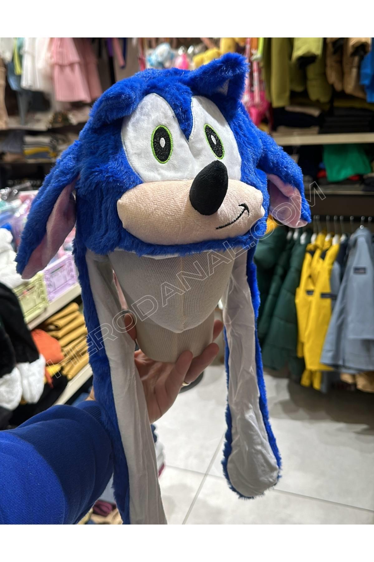 Sonic Oynar Kulaklı Bere - Işıklı