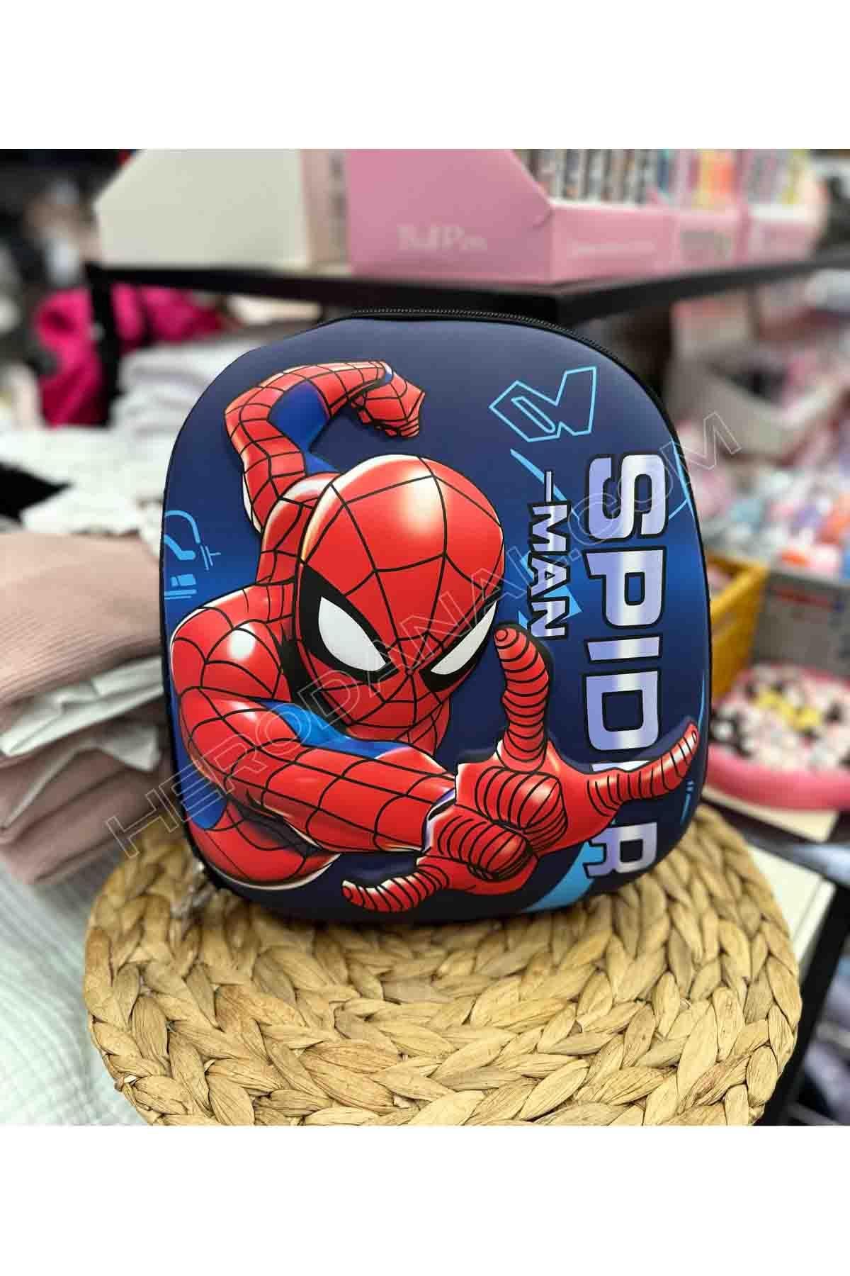 Spider-Man 3D Kabartmalı Sırt Çantası 28 cm