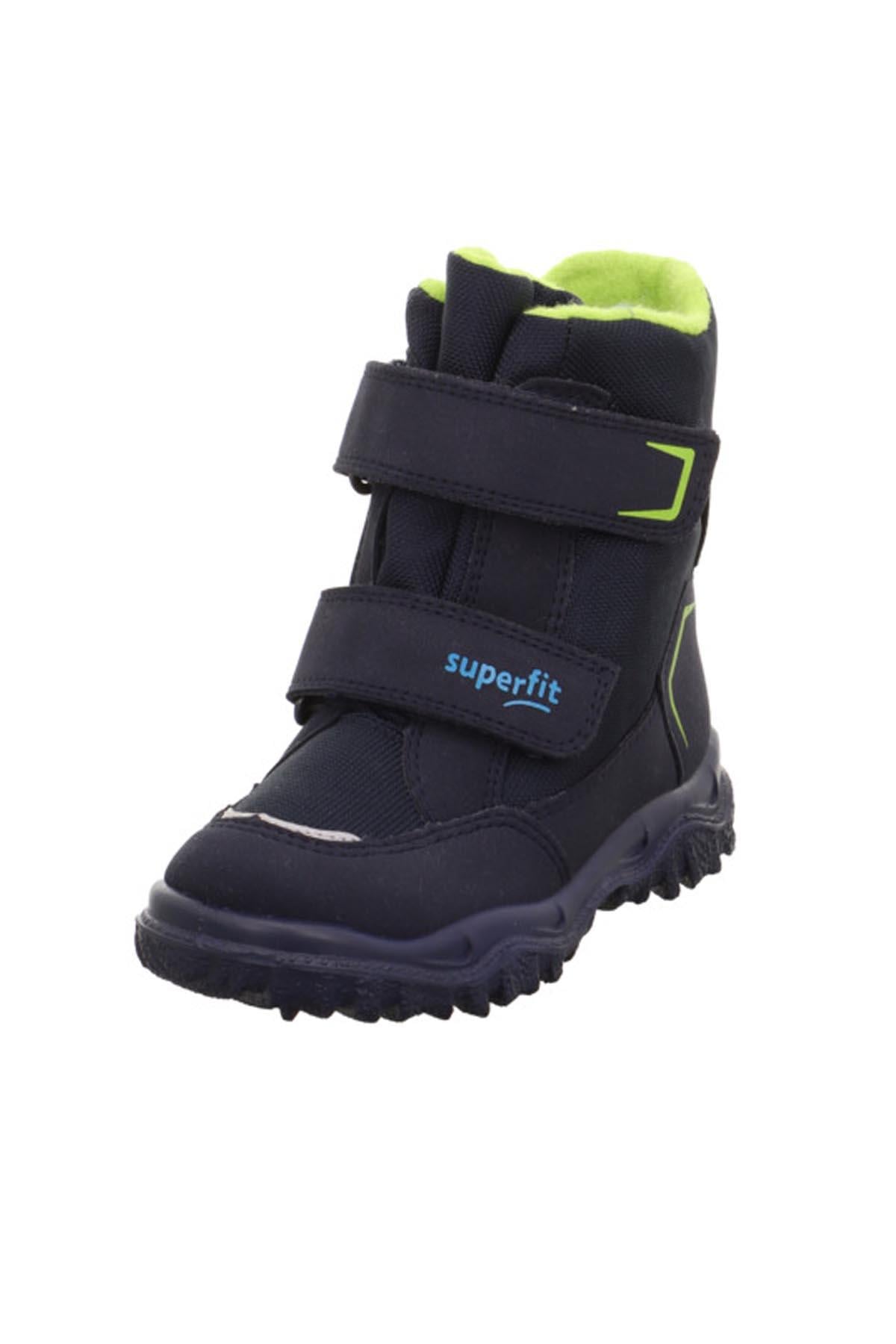 SuperFit Erkek Çocuk Yeşil Detaylı Sympatex Bot - Lacivert