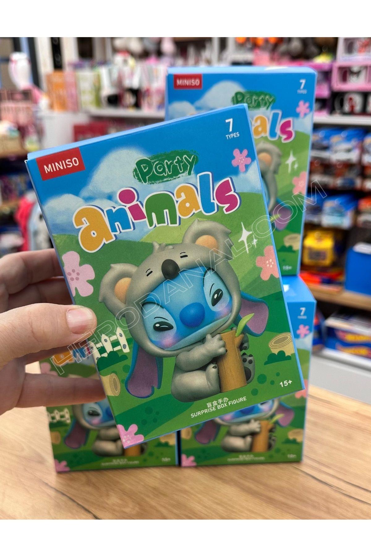 Süpriz Kutulu Peluş Çarm Oyuncak - Party Animals