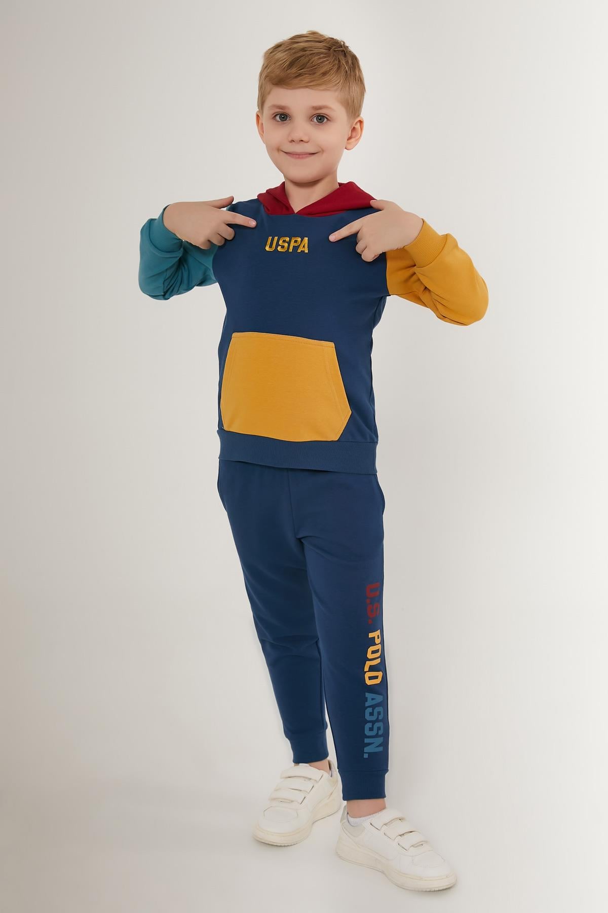 U.S. Polo Assn. Erkek Çocuk Kapşonlu Takım