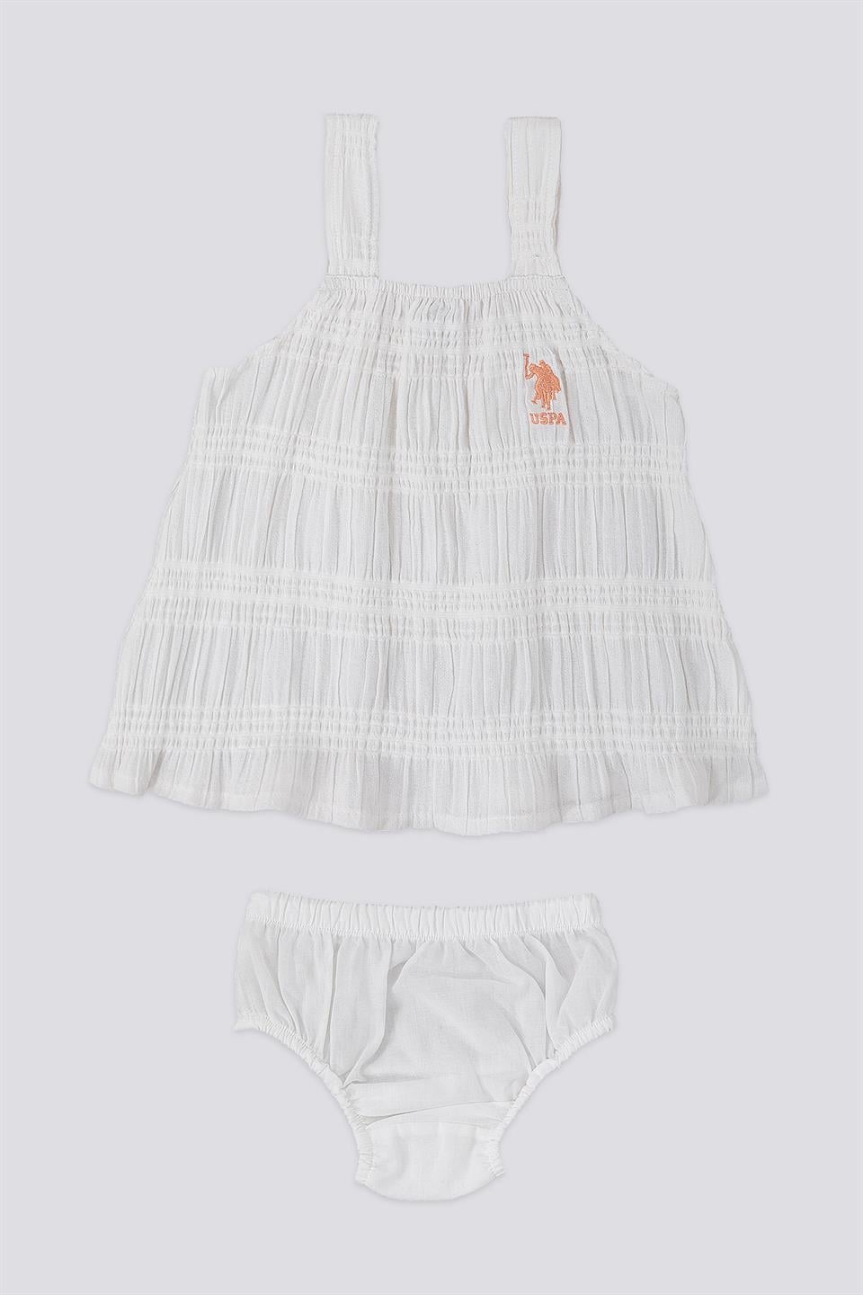 U.S. Polo Assn. Kız Bebek 2'li Elbise