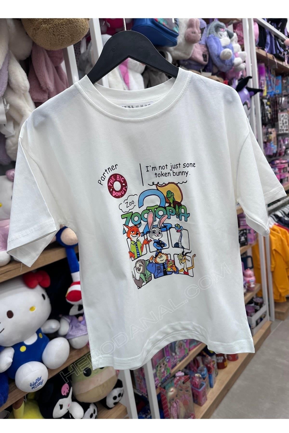 Unisex Çocuk Baskılı T-Shırt - Model 1