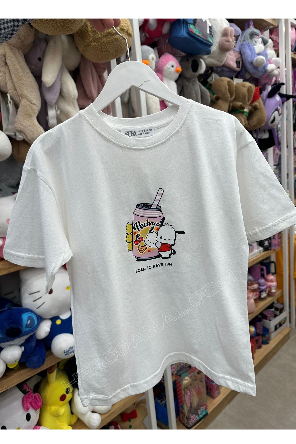 Unisex Çocuk Baskılı T-Shırt - Model 44
