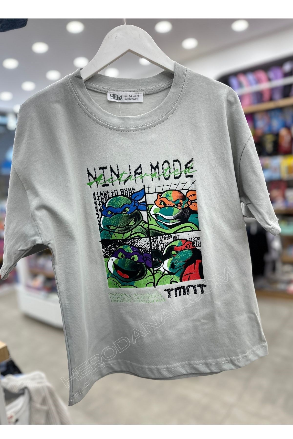 Unisex Çocuk Baskılı T-Shırt - Model 56