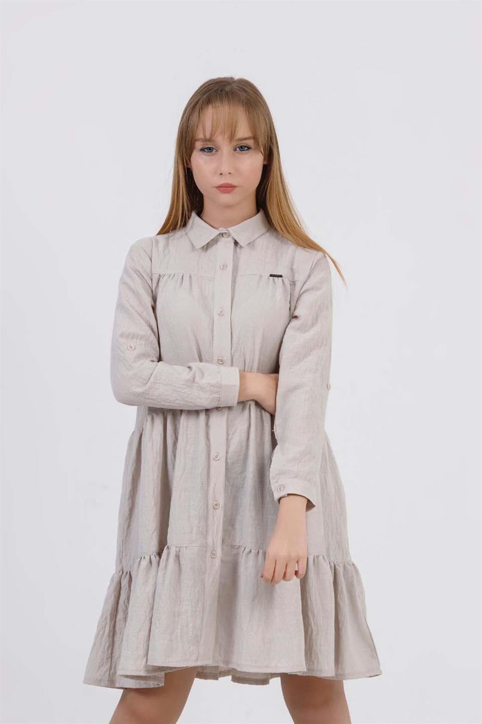 Uzun Kol Çocuk Elbise