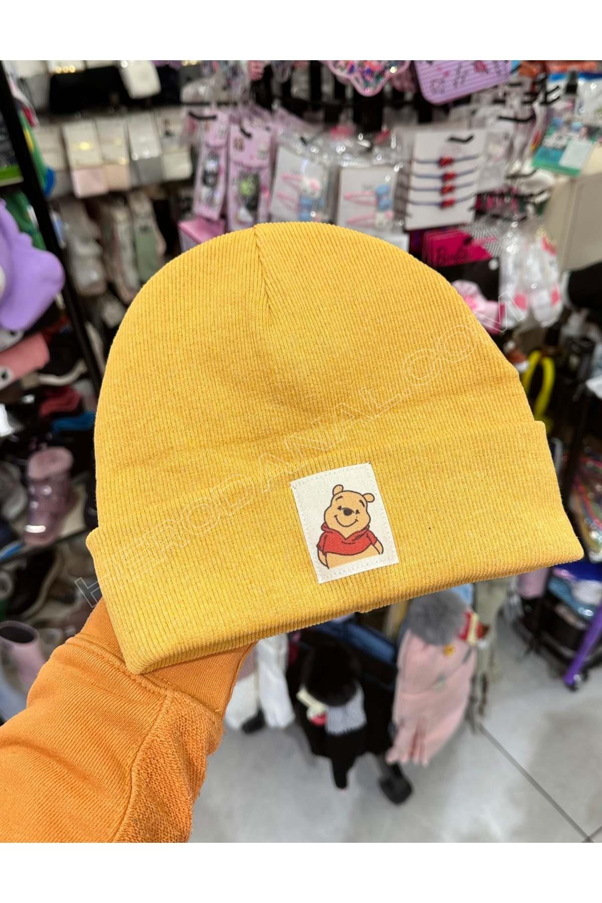 Winnie The Pooh Katlamalı 1-3 ve 4-15 Yaş Uyumlu Bere