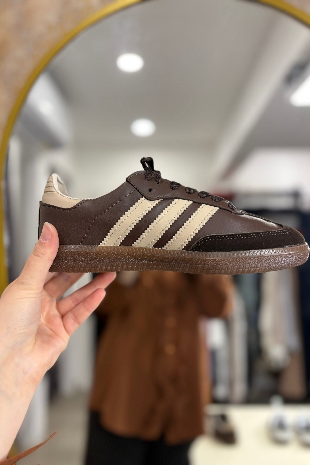 Yetişkin Boy Spor Ayakkabı Model 1 36-40 Numara - Kahve