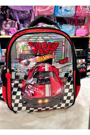 Hot Wheels Okul Çantası - Lisanslı
