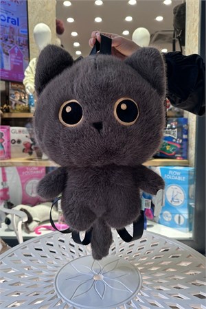Kedi Peluş Sırt Çantası 48 CM - Model 2
