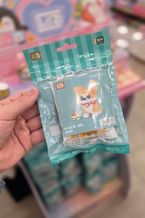 LOZ Blok Oyuncak Mini Poşet - Corgi Köpek Model 8605