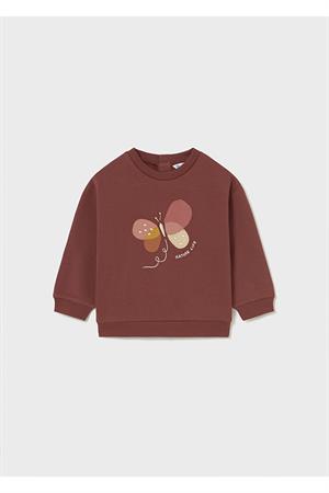 Mayoral Kışlık Kız Bebek Sweatshirt - Kahve