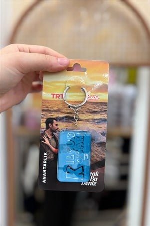 Taşacak Bu Deniz TRT Lisanslı Dizi Replikli Anahtarlık - Model 3