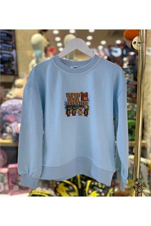 Unisex Çocuk Çift Yüz Baskılı Sweat - Model 09