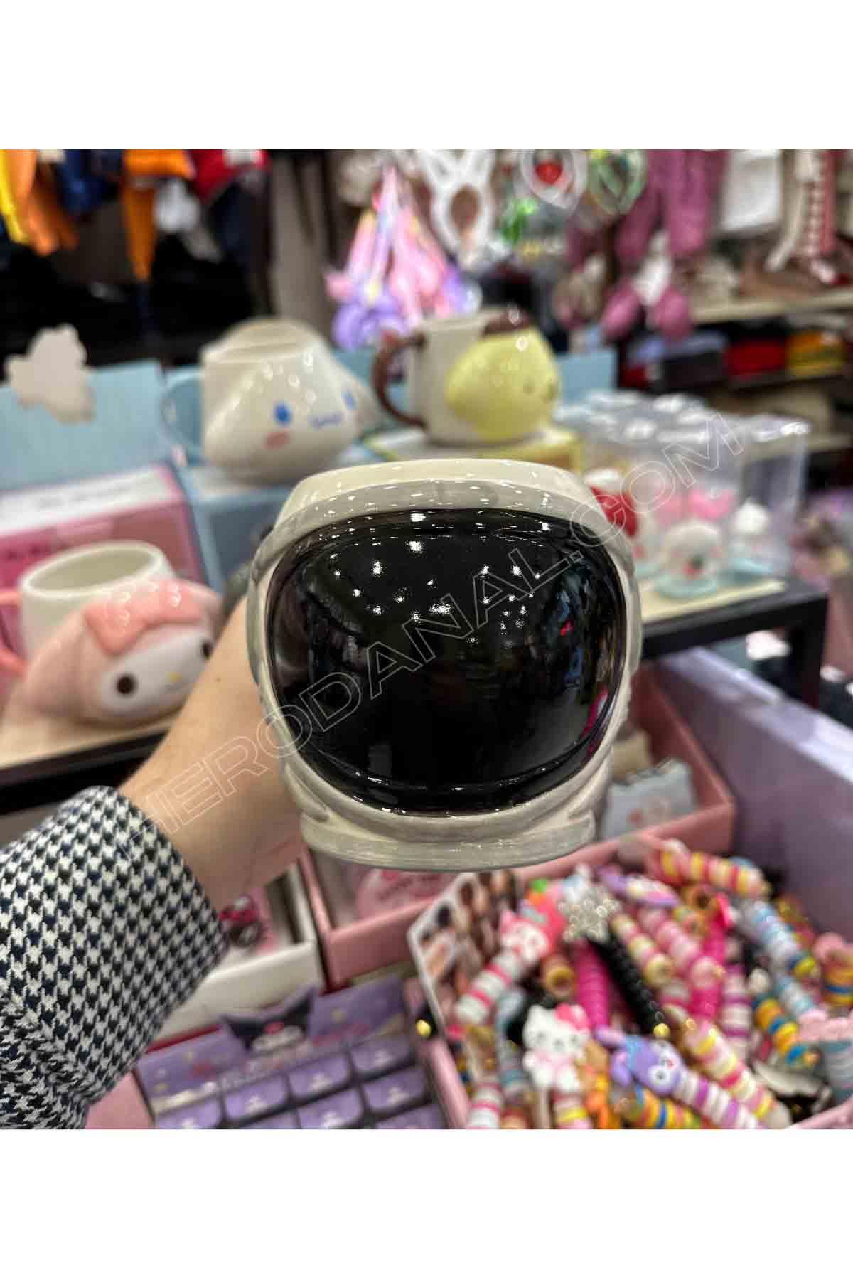 Astronot 3D Tasarım Mug Kupa Bardak
