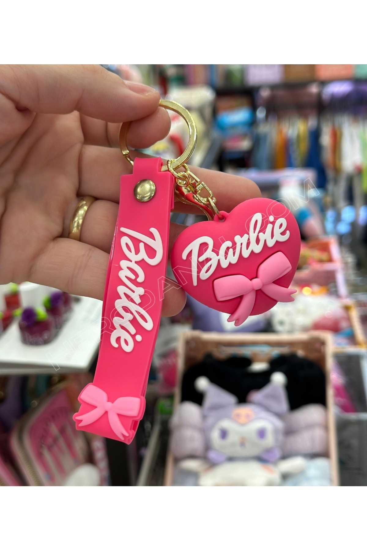 Barbie Kalp İri Boy Silkon Anahtarlık
