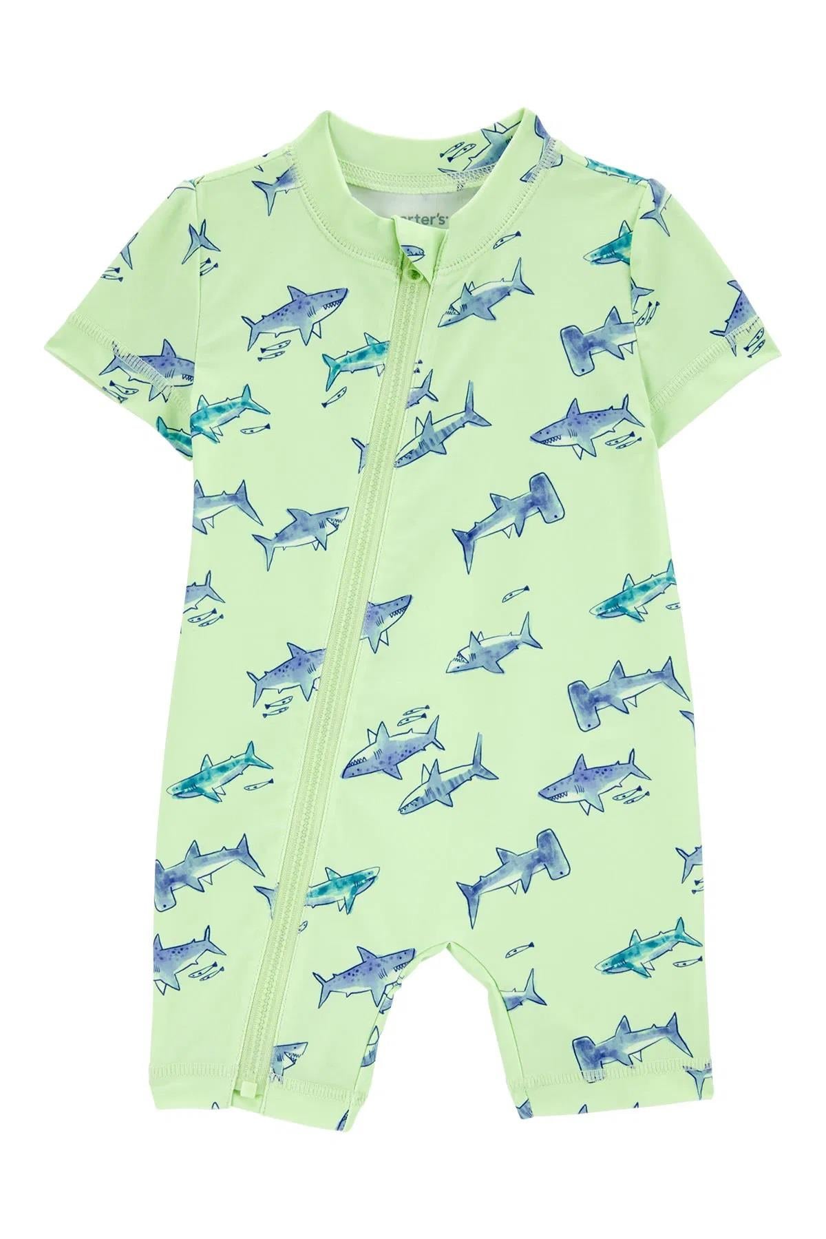 Carter's Erkek Bebek Güneş Koruyucu Mayo Tulum