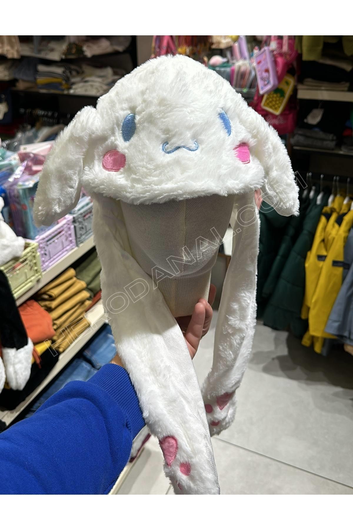 Cinnamoroll Oynar Kulaklı Bere - Işıklı