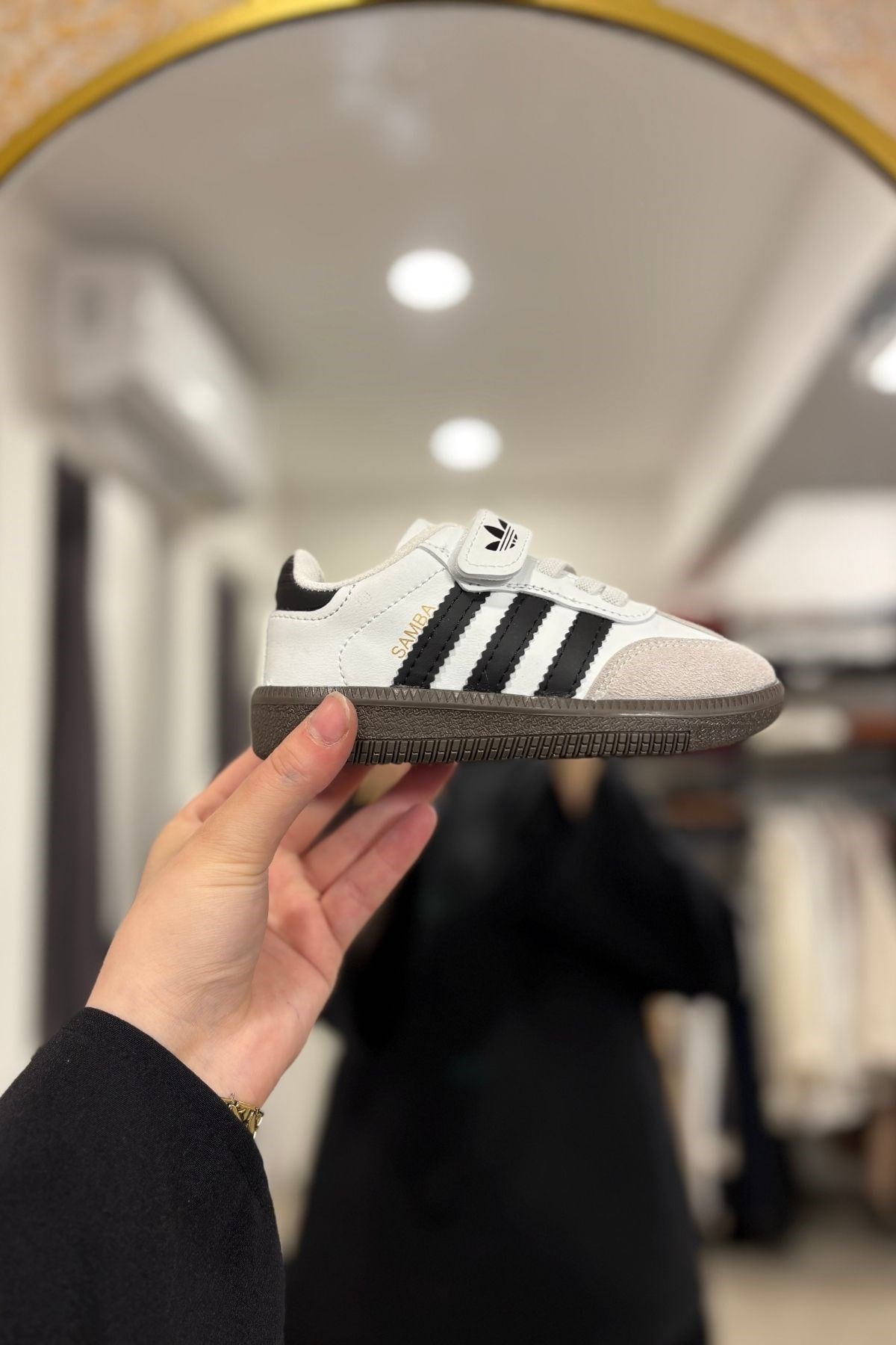 Çocuk Cırtlı Spor Ayakkabı Model 3 - Beyaz
