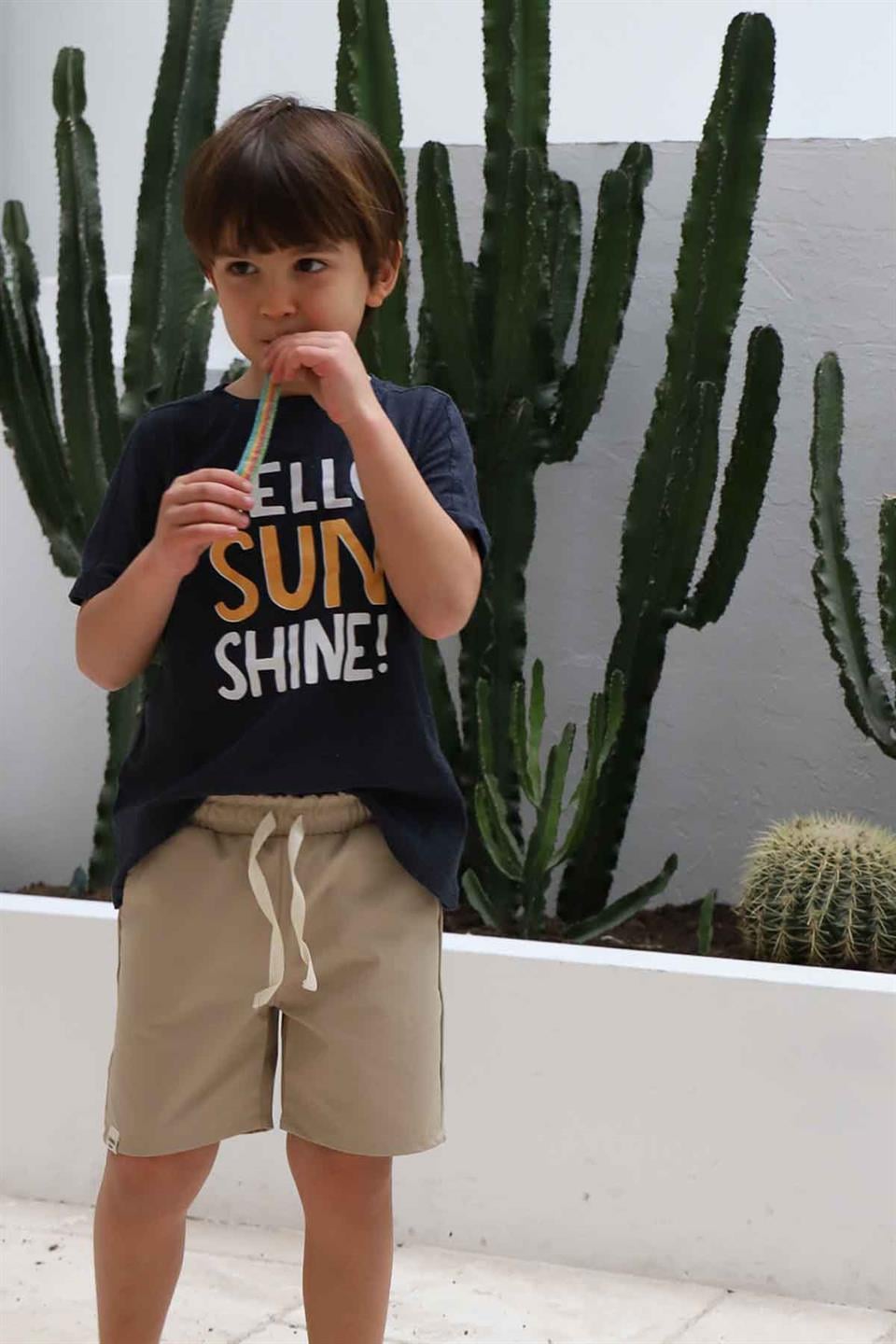 Daisy Baskılı Çocuk Tshirt