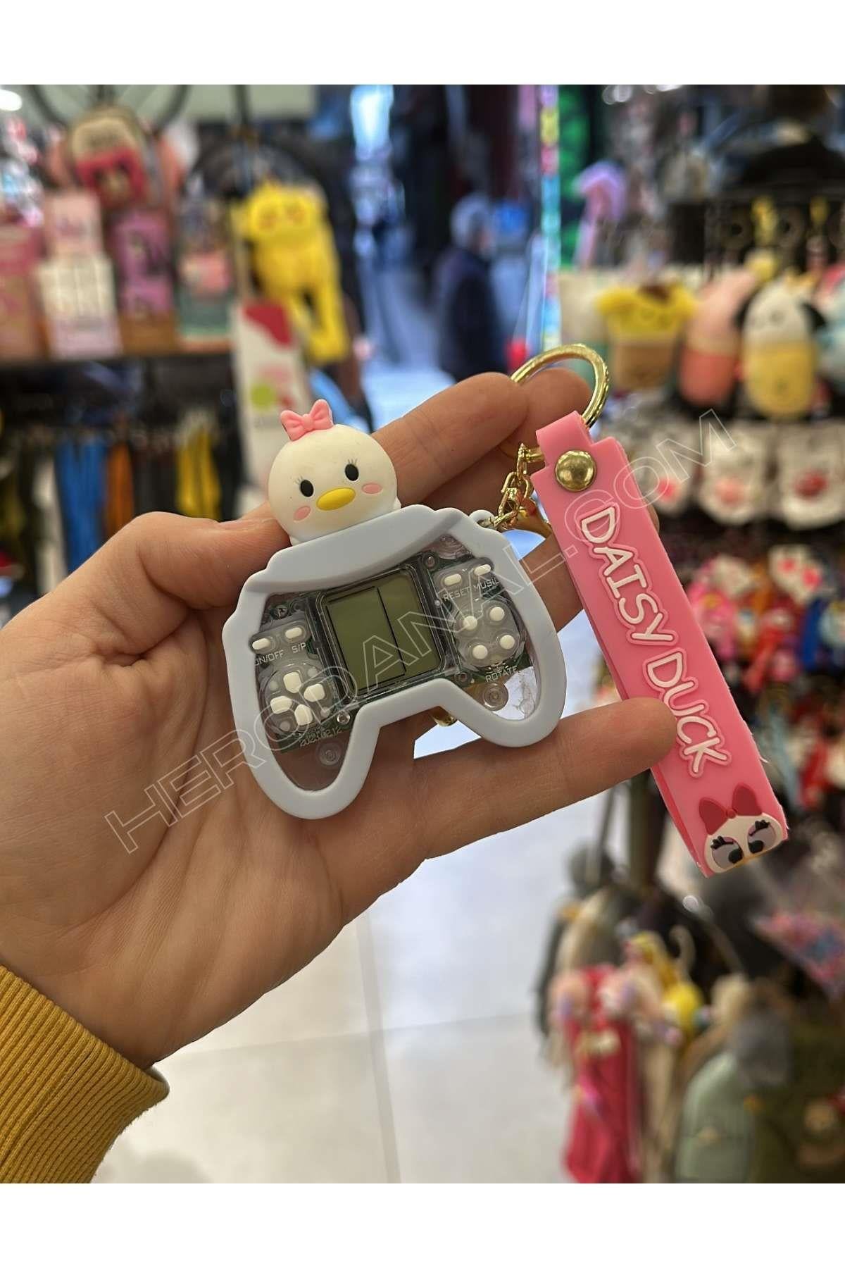 Daisy Duck Tetris Oyunlu Joystick Anahtarlık 