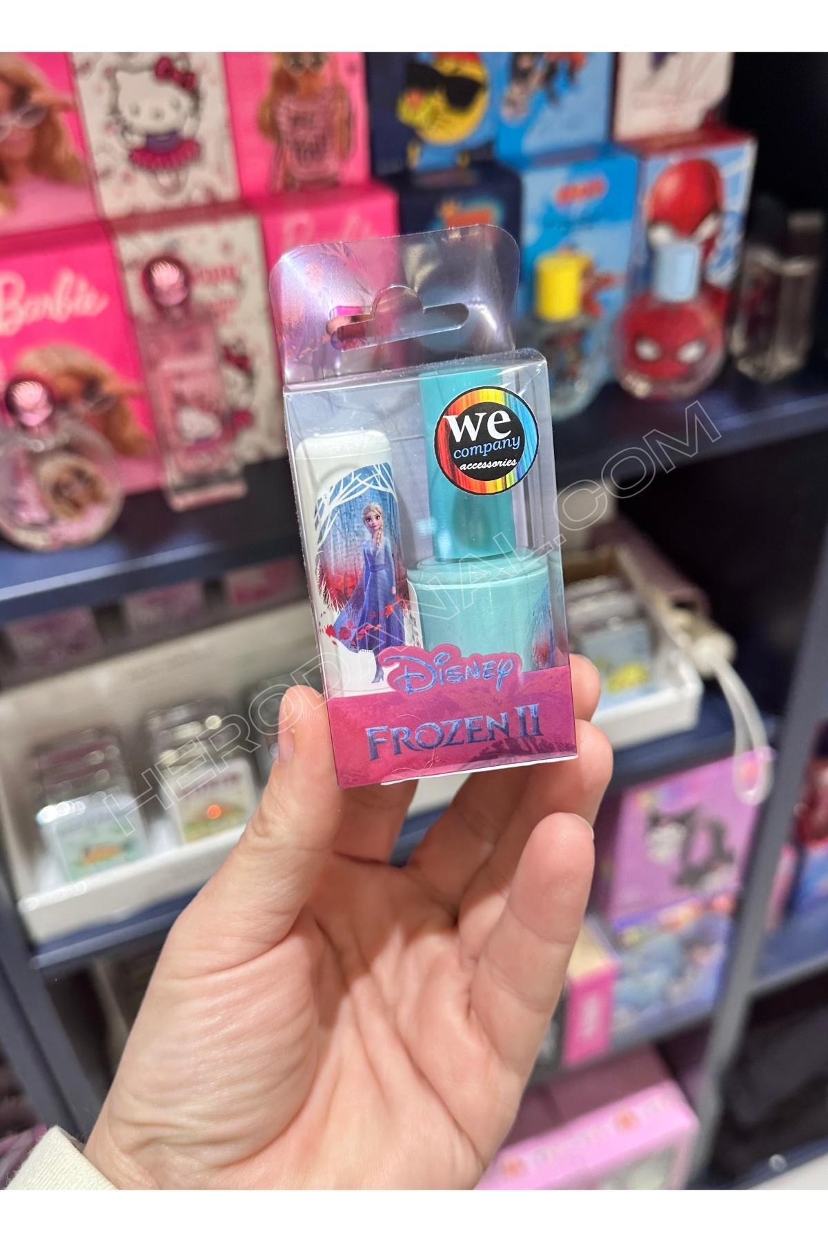 Disney Frozen Çocuk Lisanslı Oje Ve Lipcare Seti