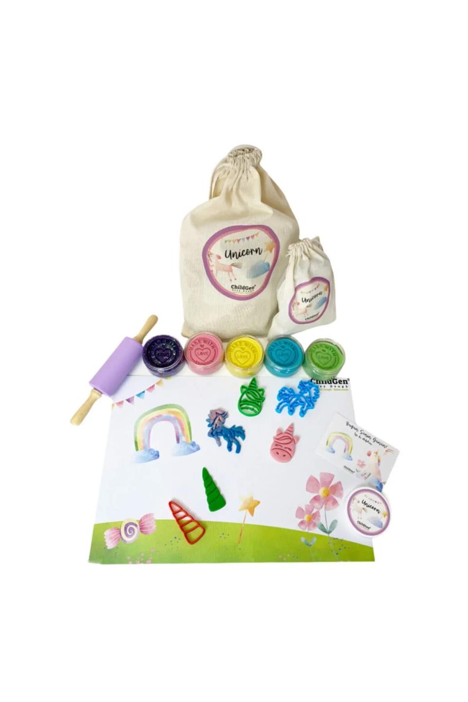 Doğal Oyun Hamurları Konsept Set - Unicorn