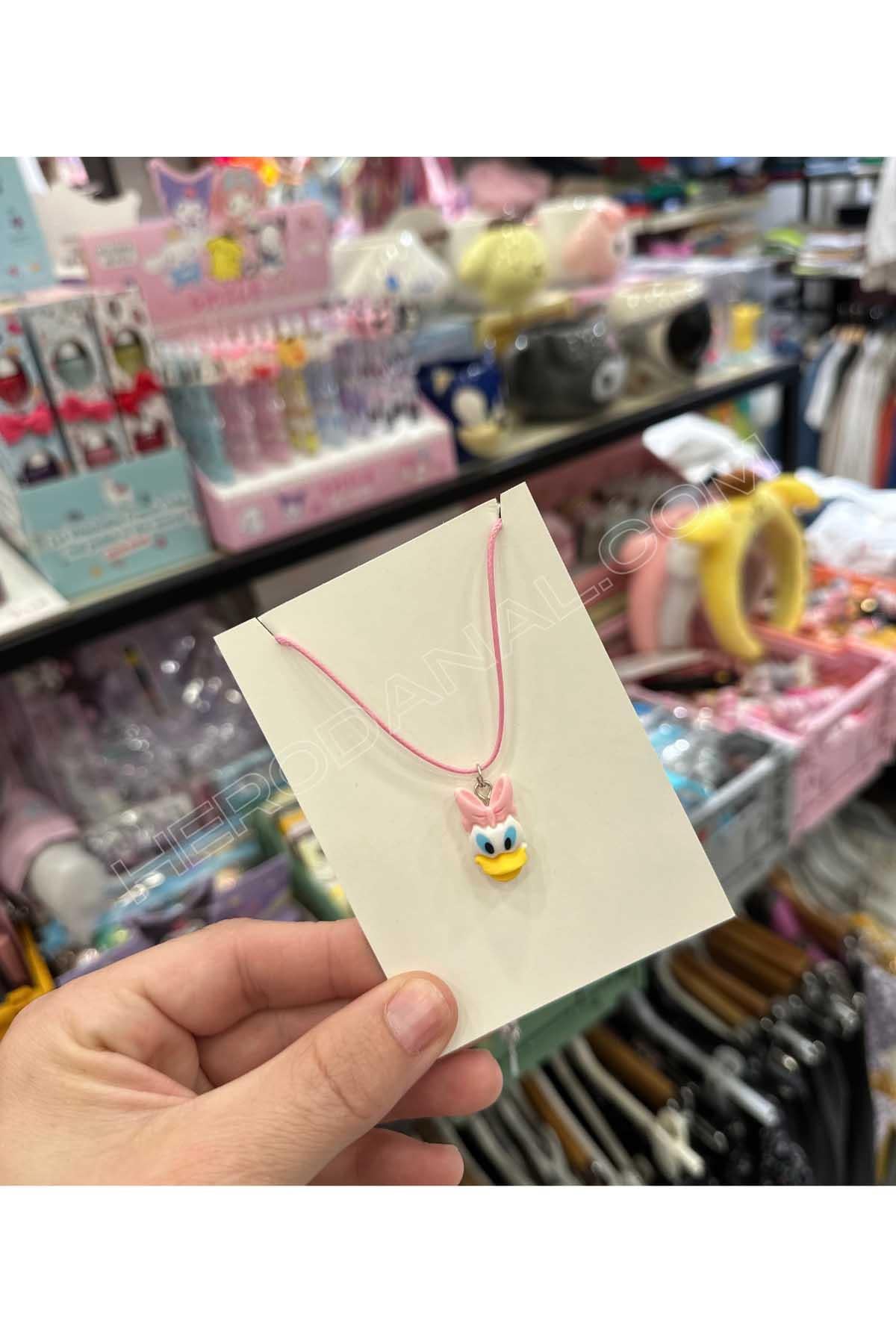Donald Duck Aksesuarlı - İp Kolye