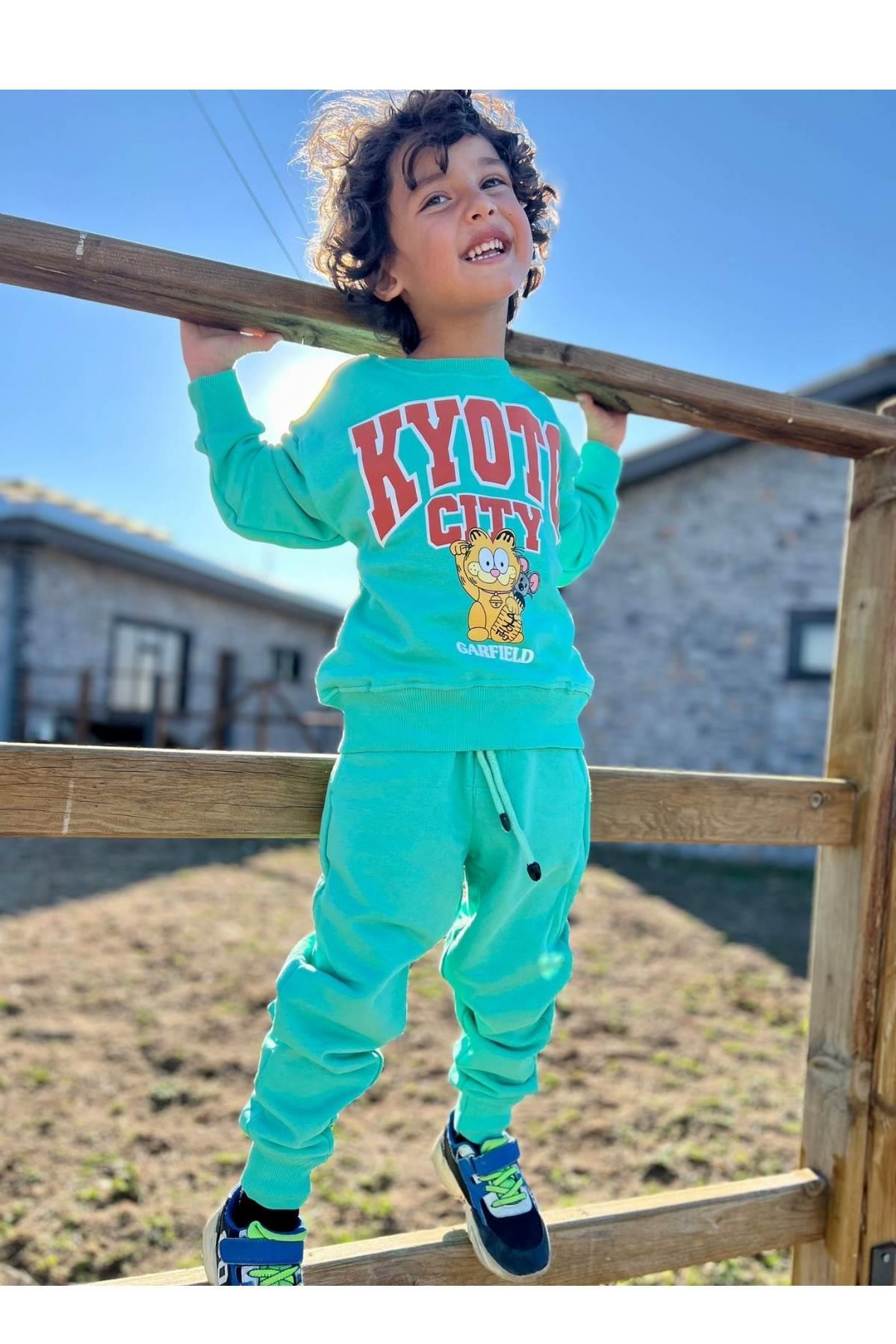 Garfild Çocuk Unisex 2'li Takım - Garson Boy