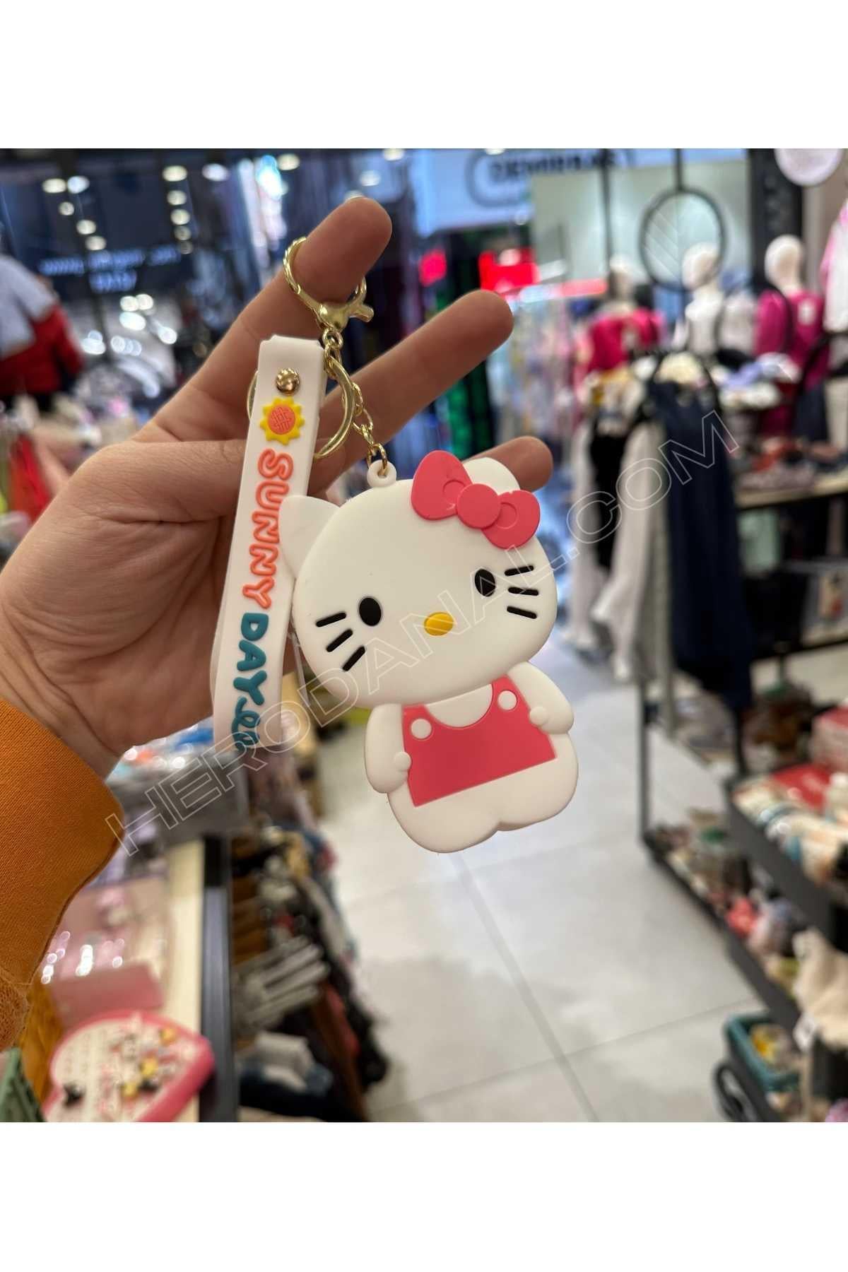 Hello Kittiy Silikon Cüzdan Anahtarlık