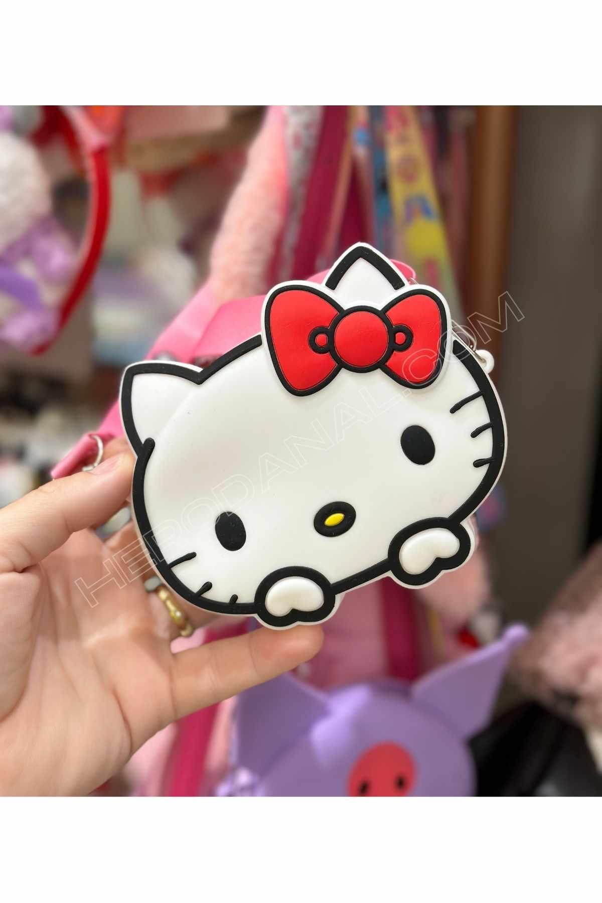 Hello Kitty Silikon Çanta - Beyaz