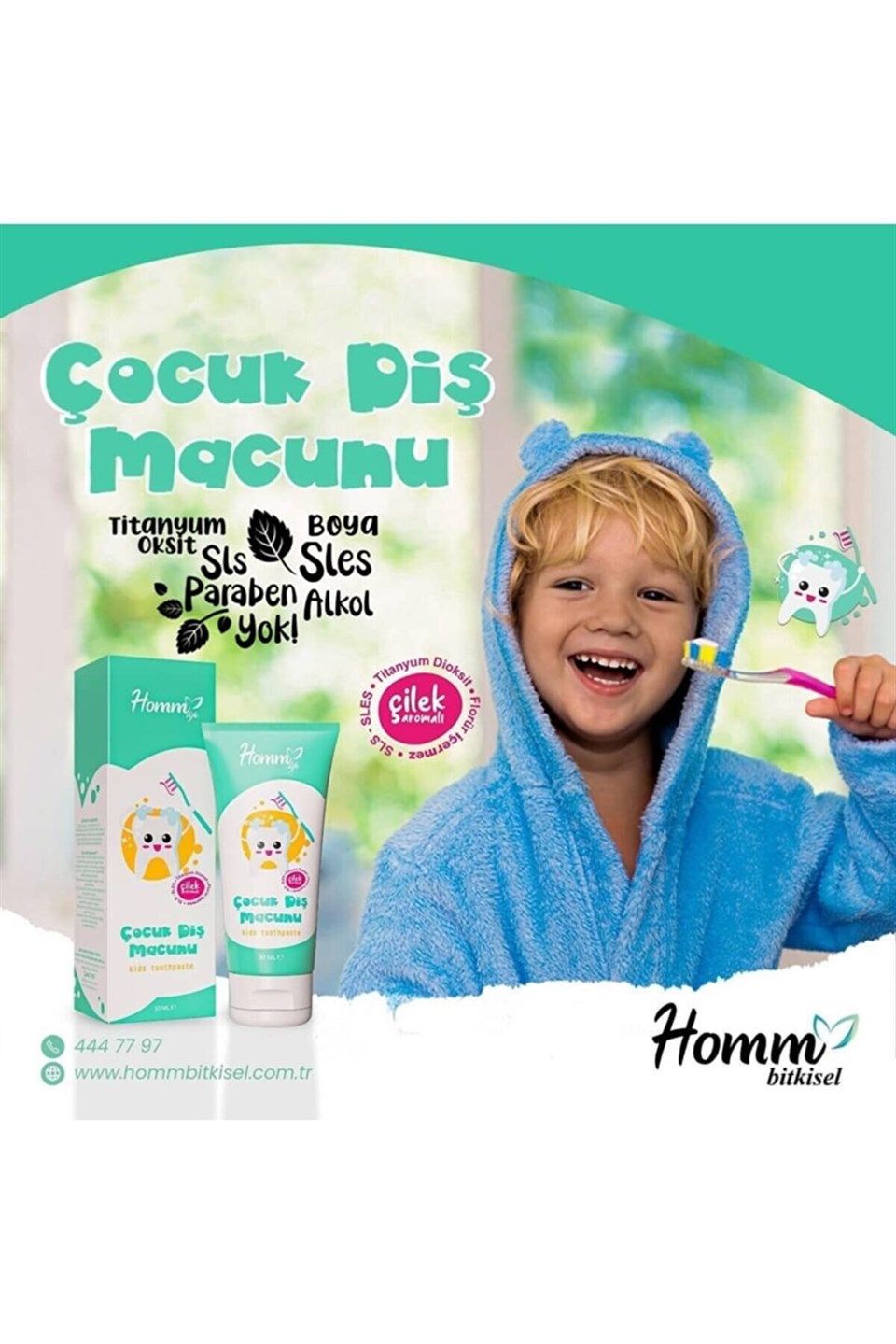 Homm Life Homm Lıfe Çocuk Diş Macunu 50 Ml