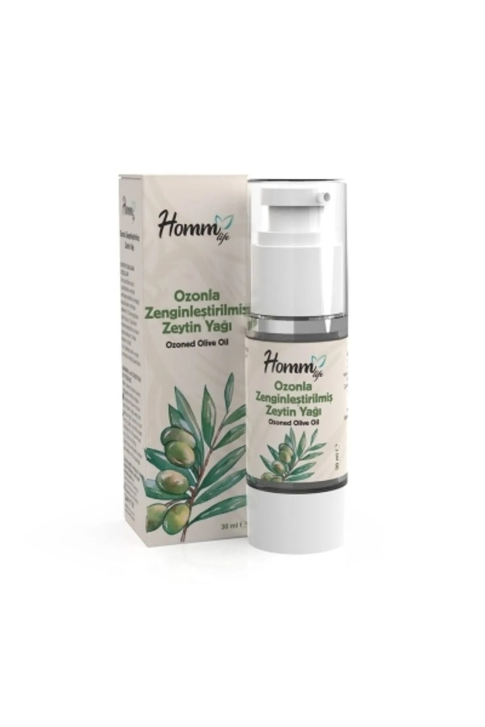 Homm Life Ozonla Zenginleştirilmiş Zeytin Yağı 30 Ml