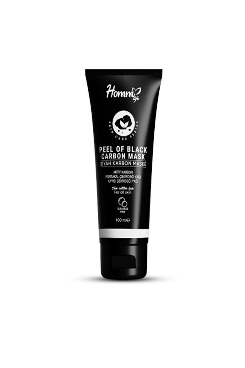 Homm Life Soyulabilir Siyah Karbon Maske 100ml