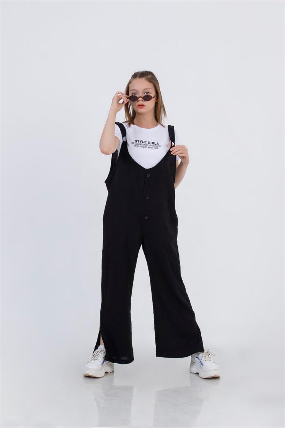 İçi Badili 0versize Çocuk Tulum