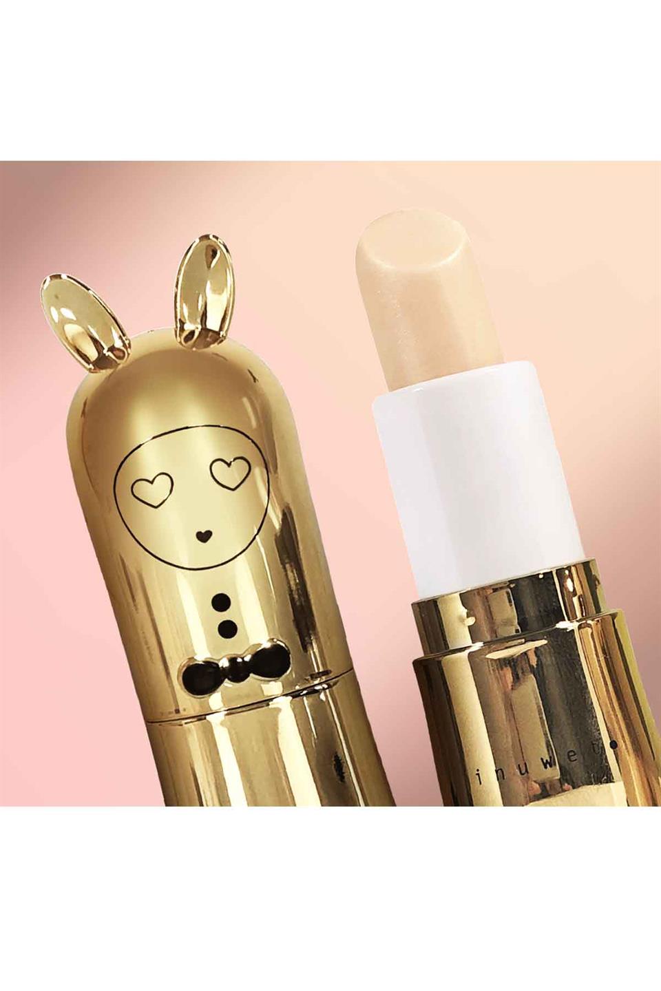 İnuwet-Bunny Lipbalm Metal Gold