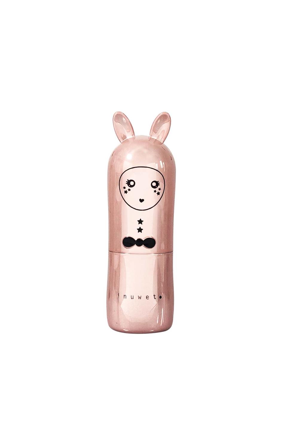 İnuwet-Bunny Lipbalm Metal Light Pink