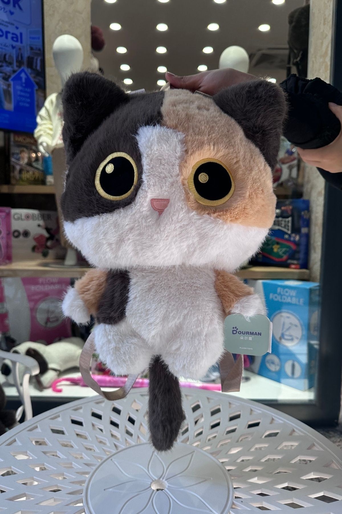 Kedi Peluş Sırt Çantası 48 CM - Model 1