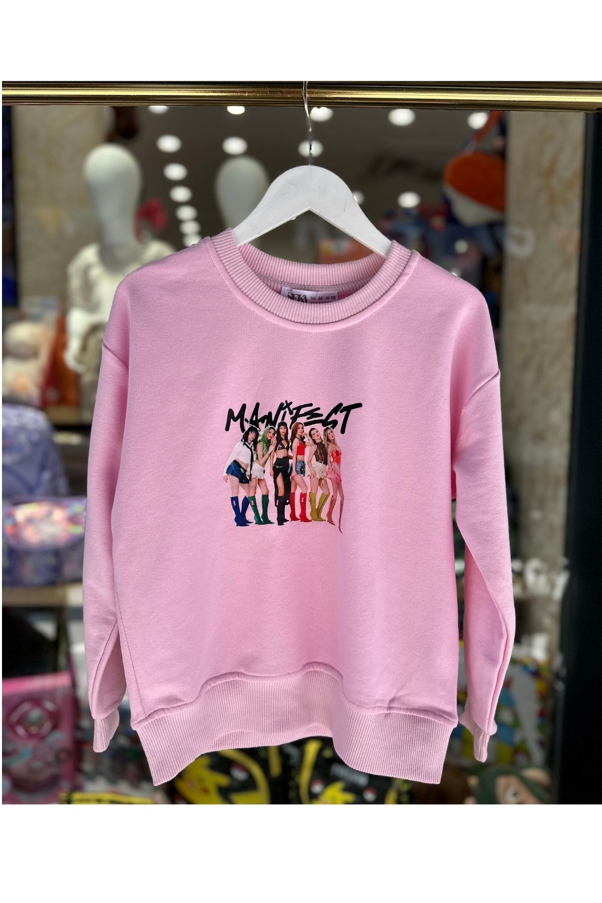 Kız Çocuk Baskılı Sweat - Model 01
