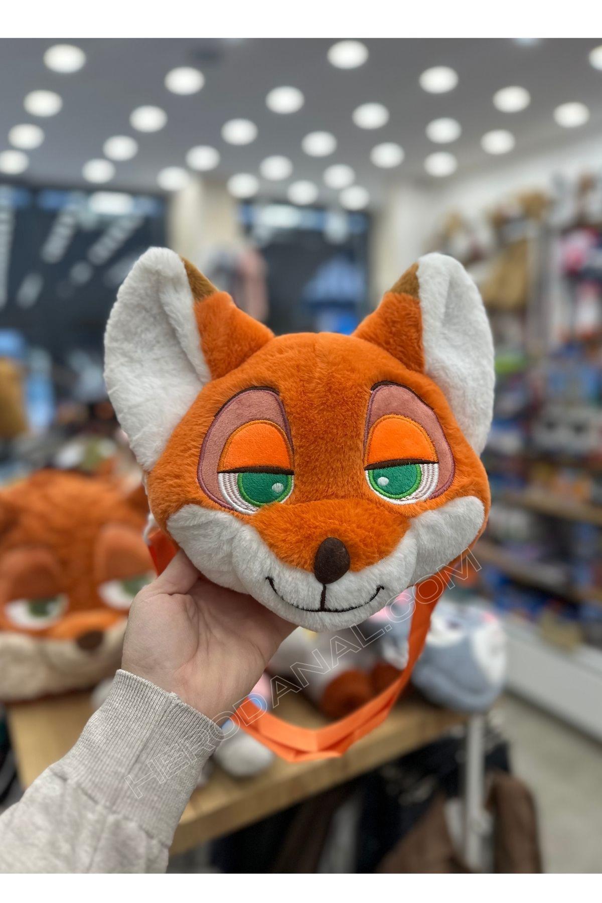 Küçük Boy El Çantalısı - 24cm Sevimli Tilki