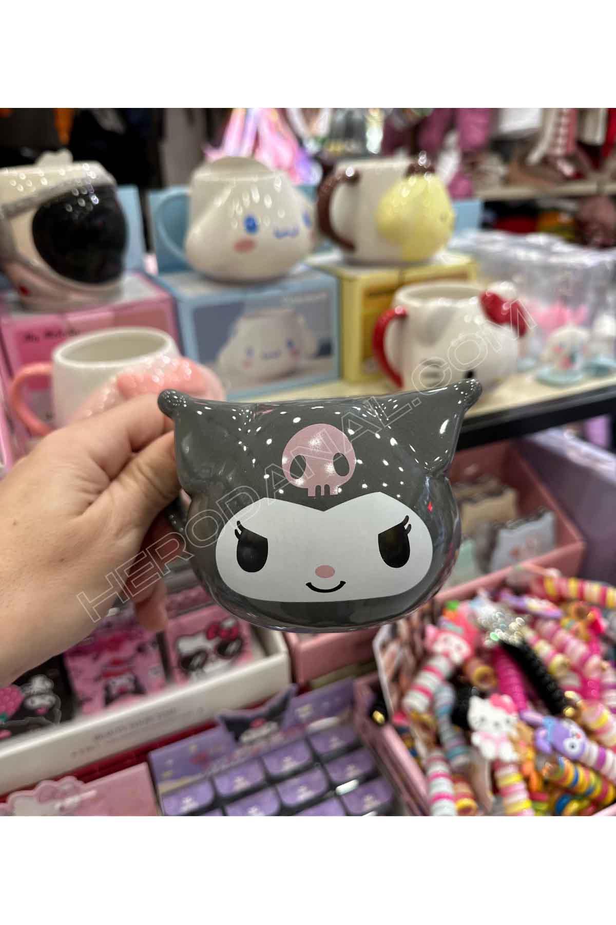 Kuromi 3D Tasarım Mug Kupa Bardak