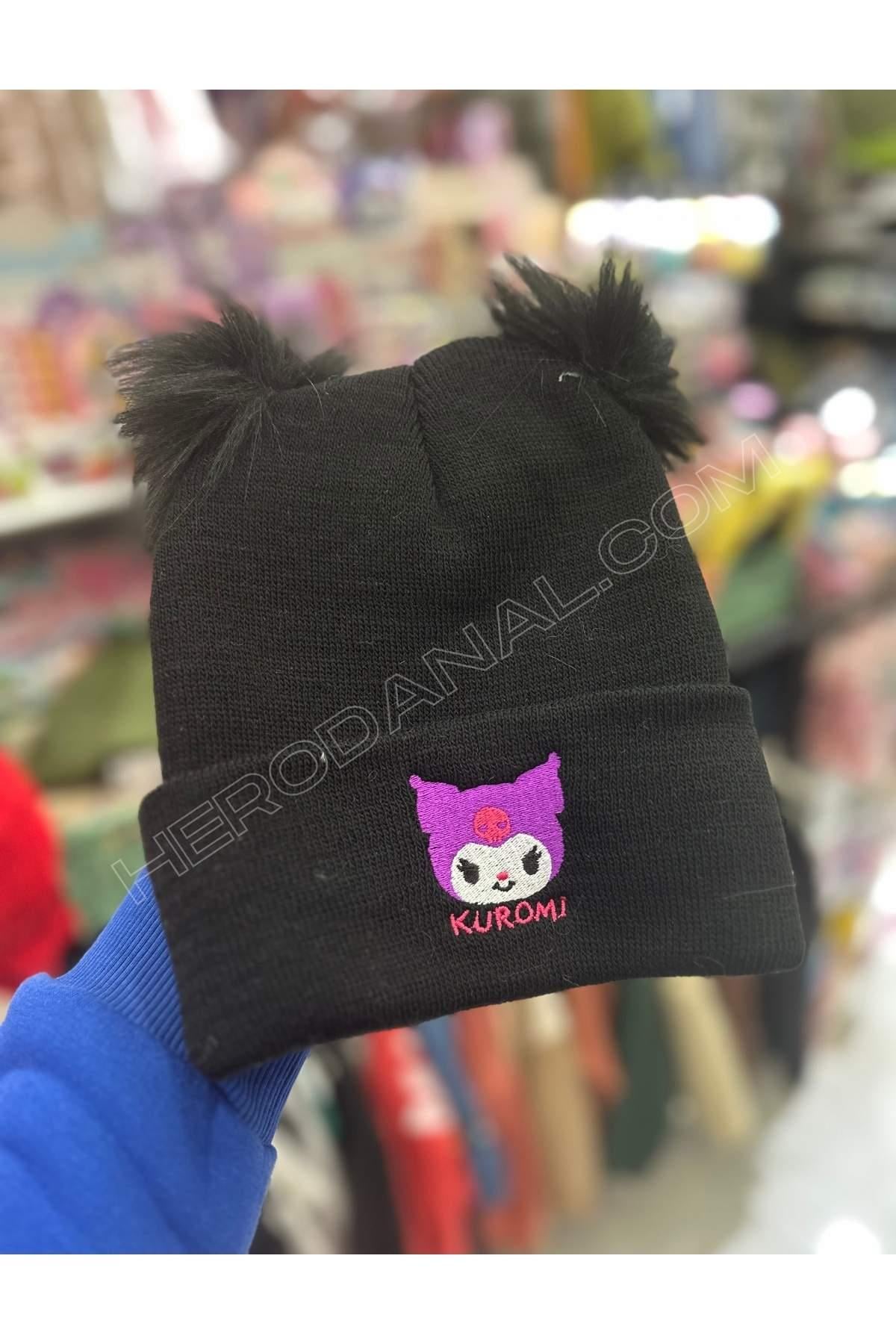 Kuromi Garson Boy 5-15 Yaş Uyumlu Bere