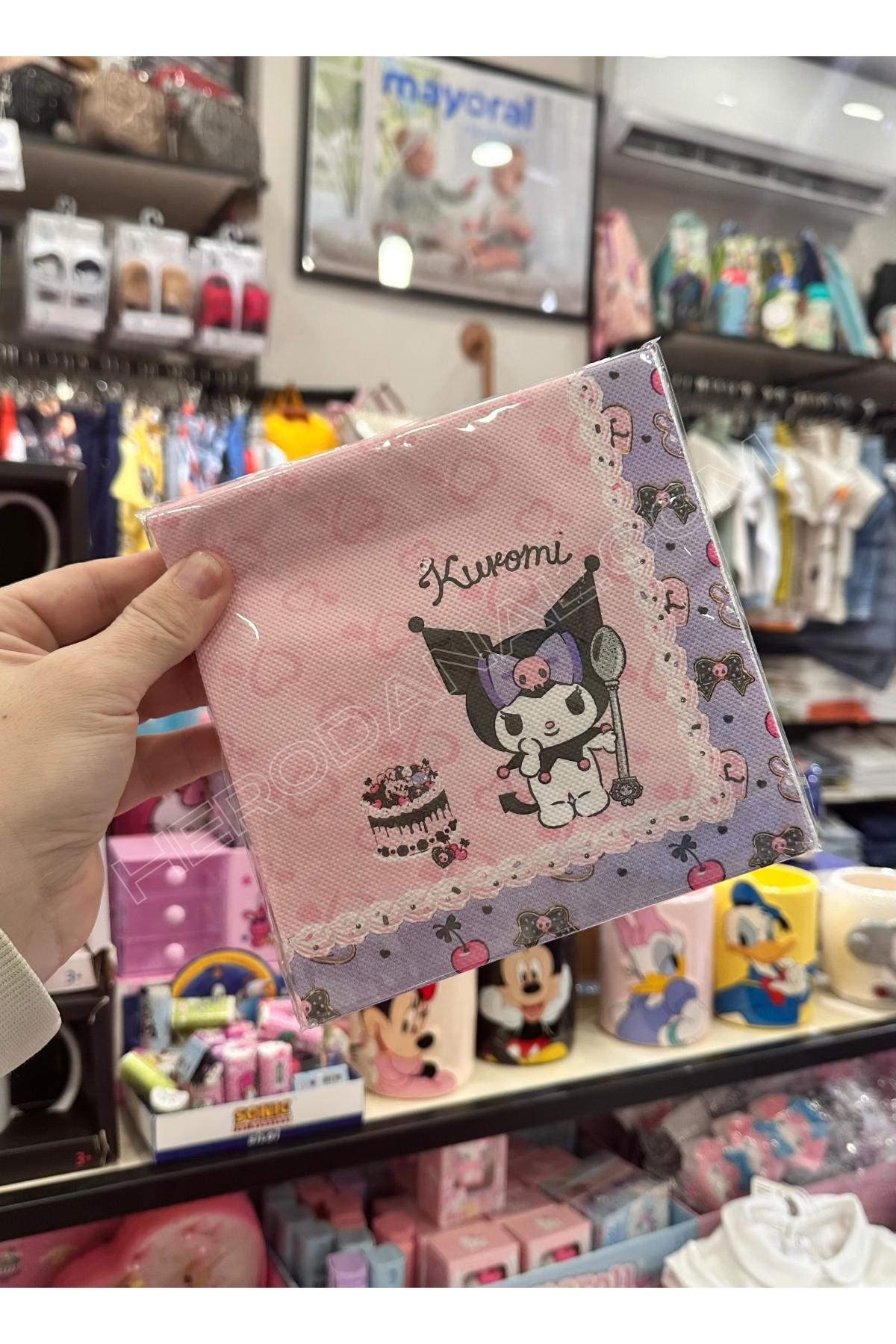 Kuromi Lisanslı 12'li Parti Peçetesi